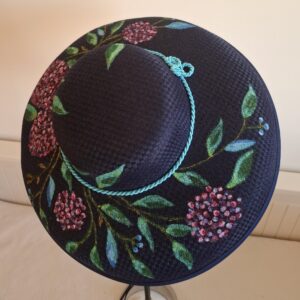 Sombrero Azul Elegancia Diaz-Zamora.com