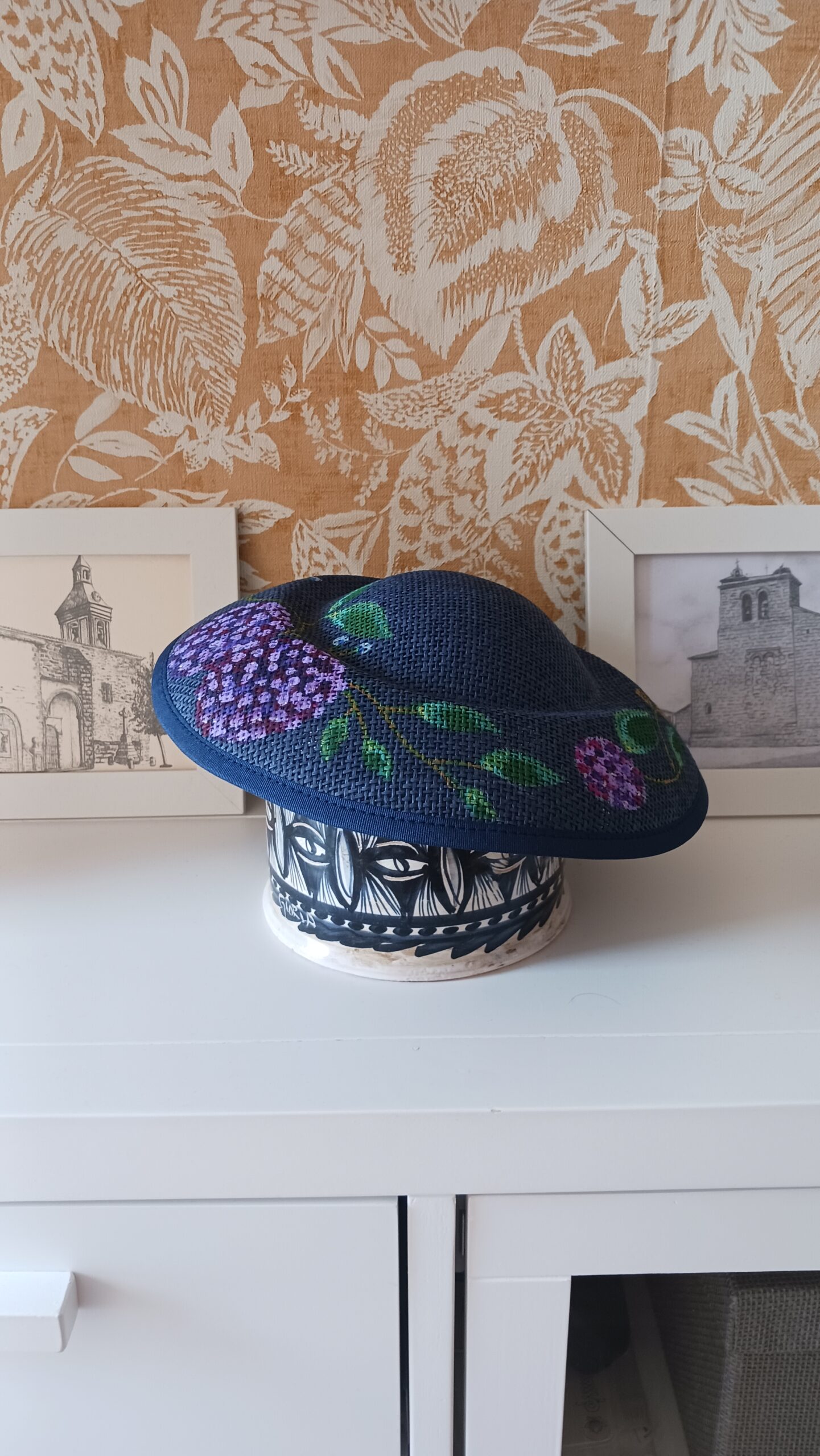 Tocado Mar de Invierno Diaz-Zamora.com