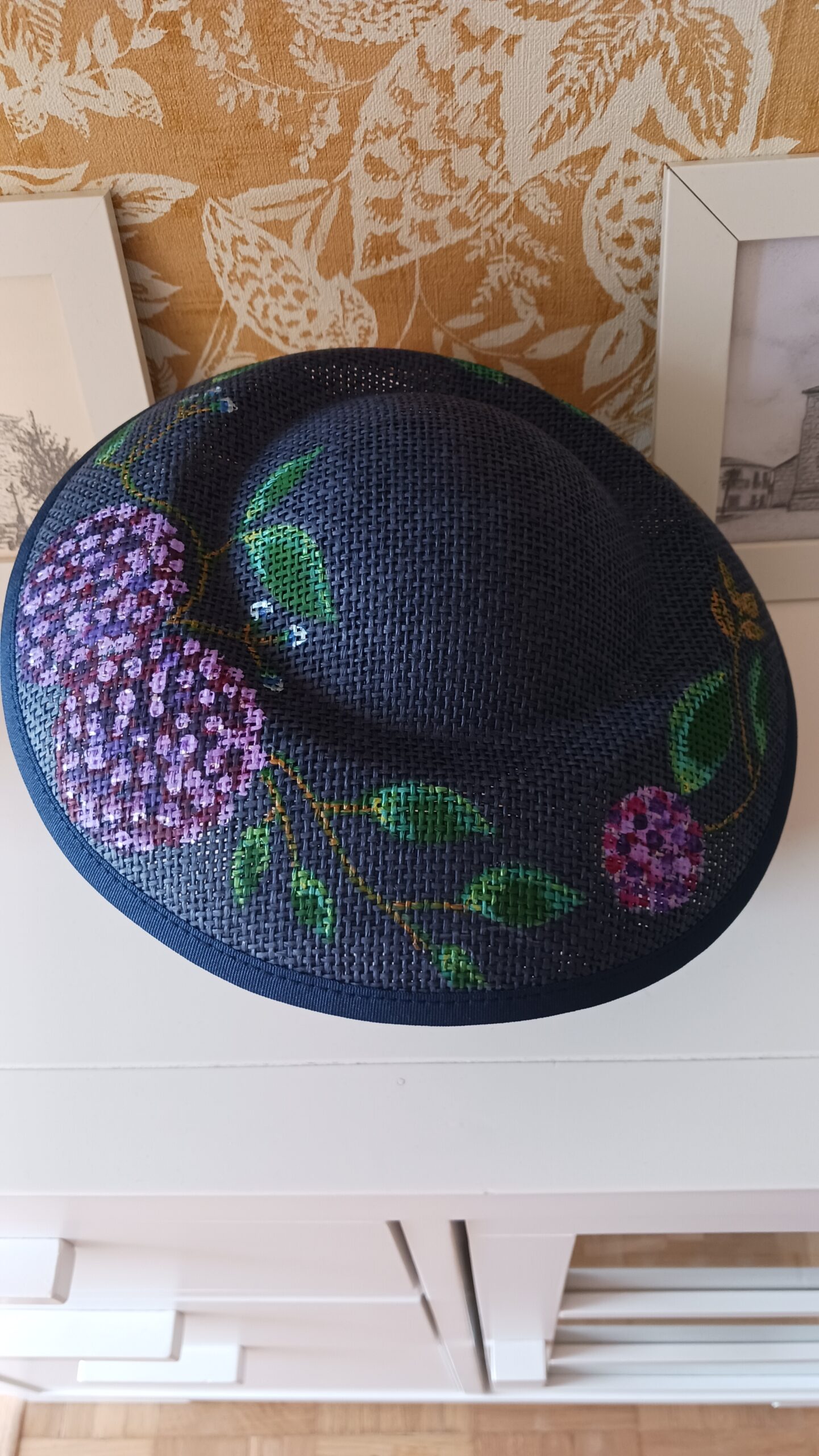 Tocado Mar de Invierno Diaz-Zamora.com