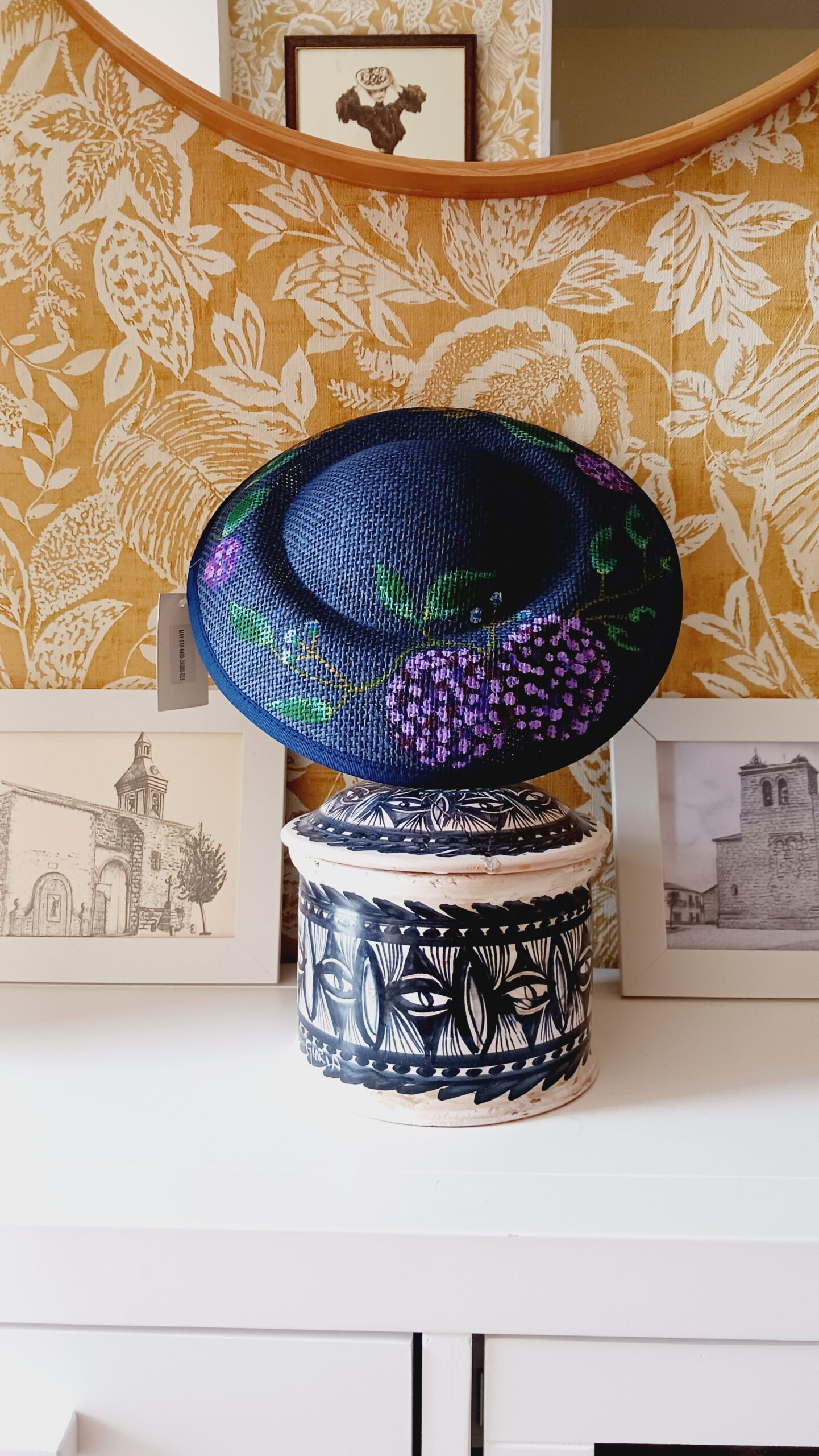 Tocado Mar de Invierno Diaz-Zamora.com